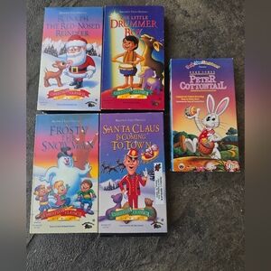 Vintage Christmas Classic TV VHS Collection With Easter BONUS Video